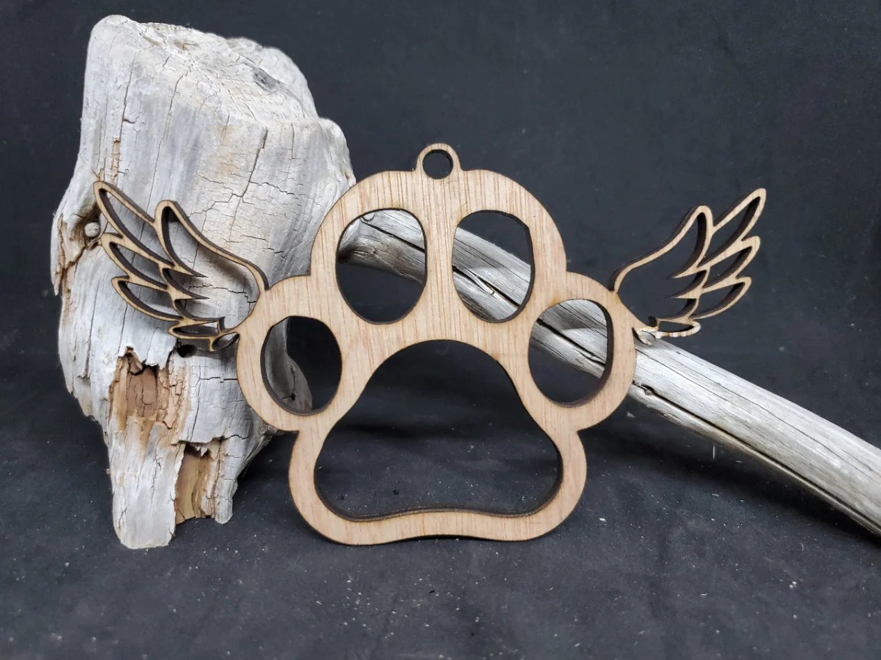 dog paw wings